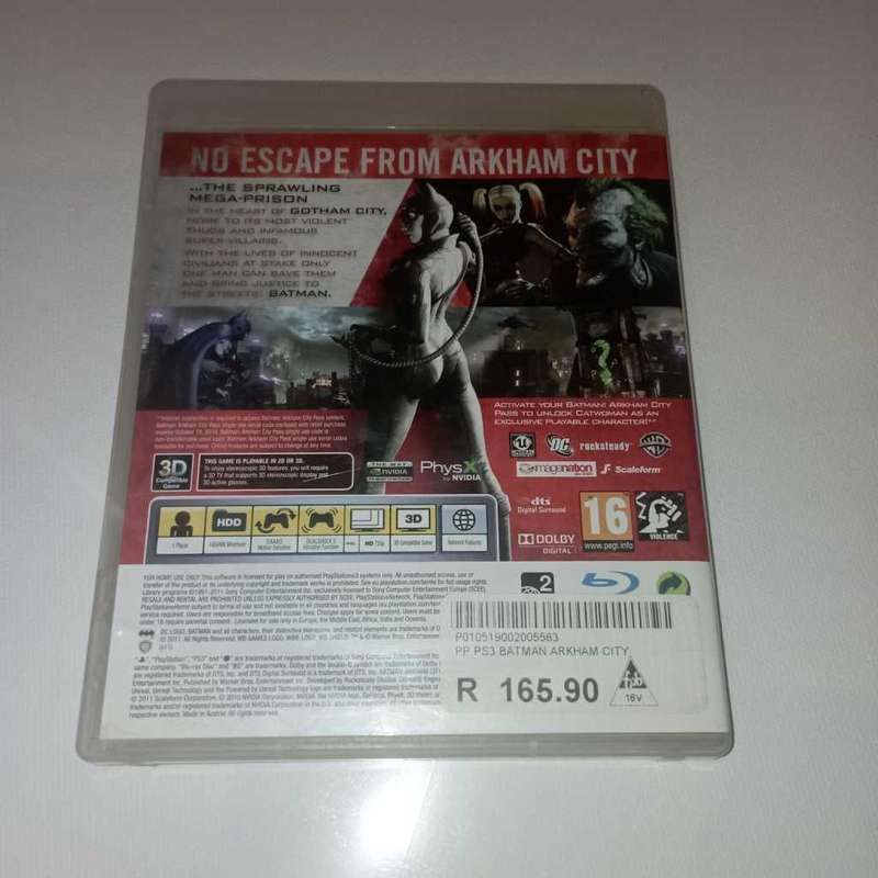 Batman: Arkham City [PS3]  **No Booklet**